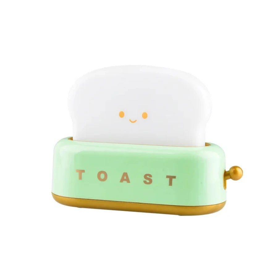 Bread Toast Light Toaster Nightlight Creative Rechargeable Led Lamp Bedroom For Birthday Gift