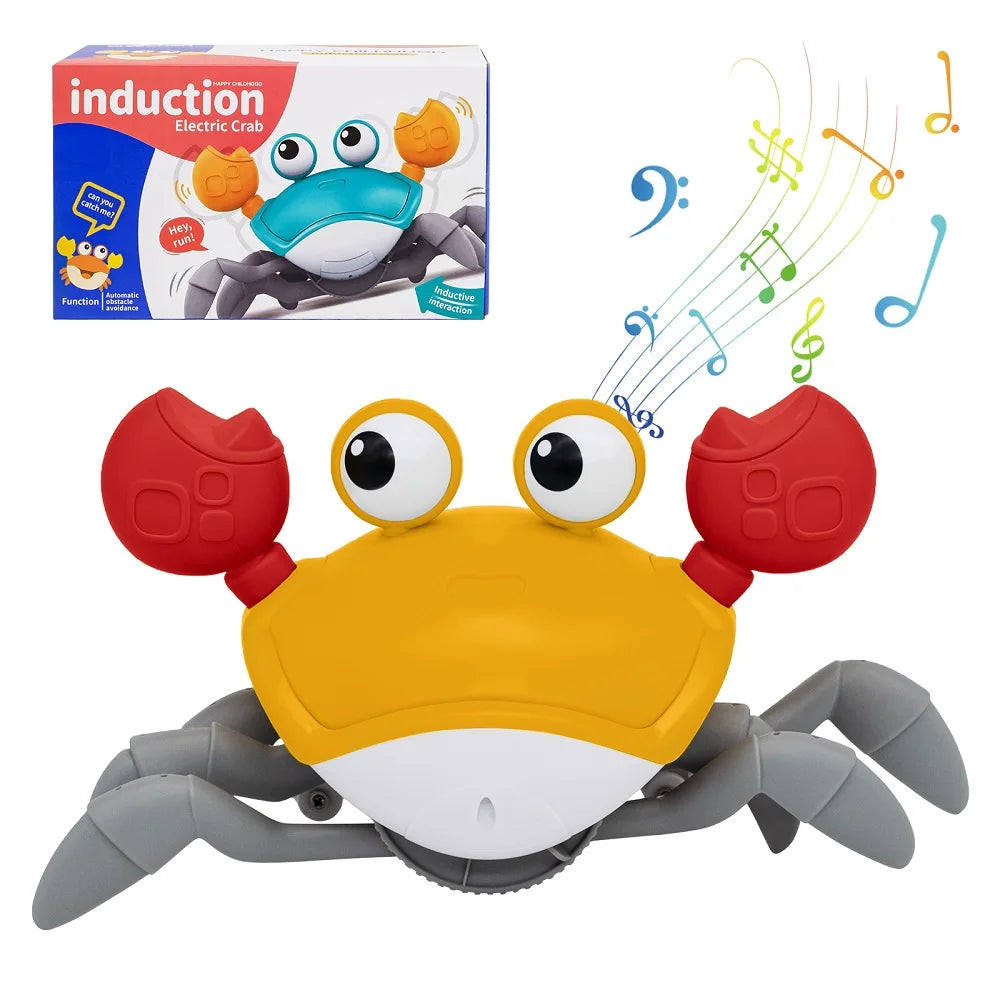 Dancing Crab Run Away Toy for Babies Crawling Interactive Escape Crabs Baby Birthday Thanksgiving Christmas Gift Battery Edition Hekla Home