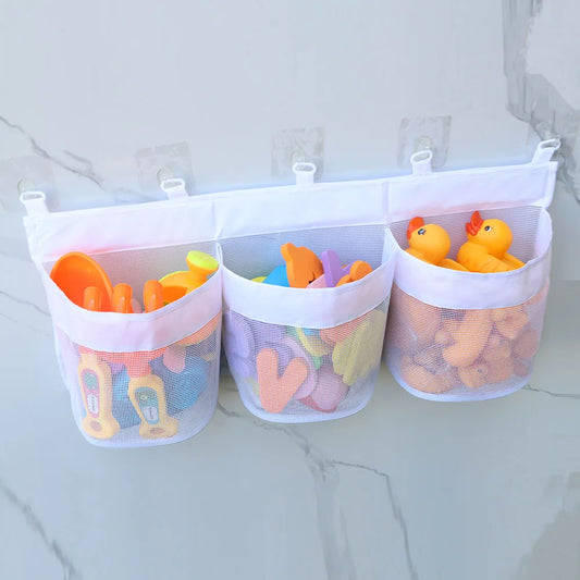 Bathroom Children's Toy Storage Bag Multi-compartment Large-capacity