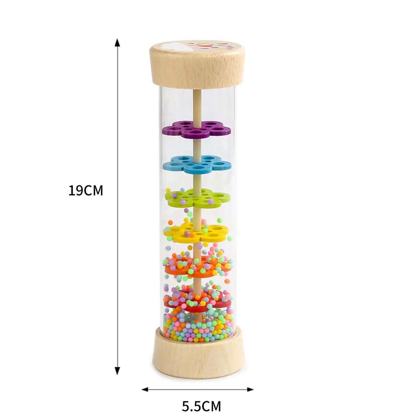 Cross-Border Orff Sound Tube Sound Tube Rain Sound Device Children's Music Enlightenment Percussion Instrument Sand Tube Wooden