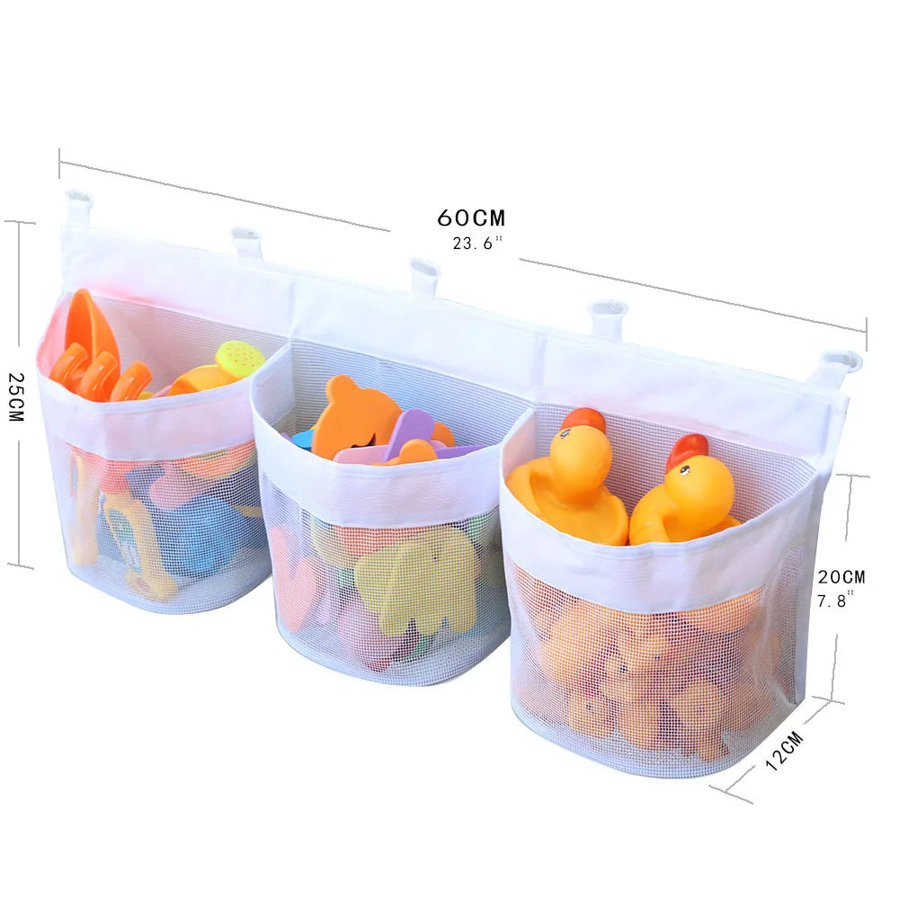 Bathroom Children's Toy Storage Bag Multi-compartment Large-capacity